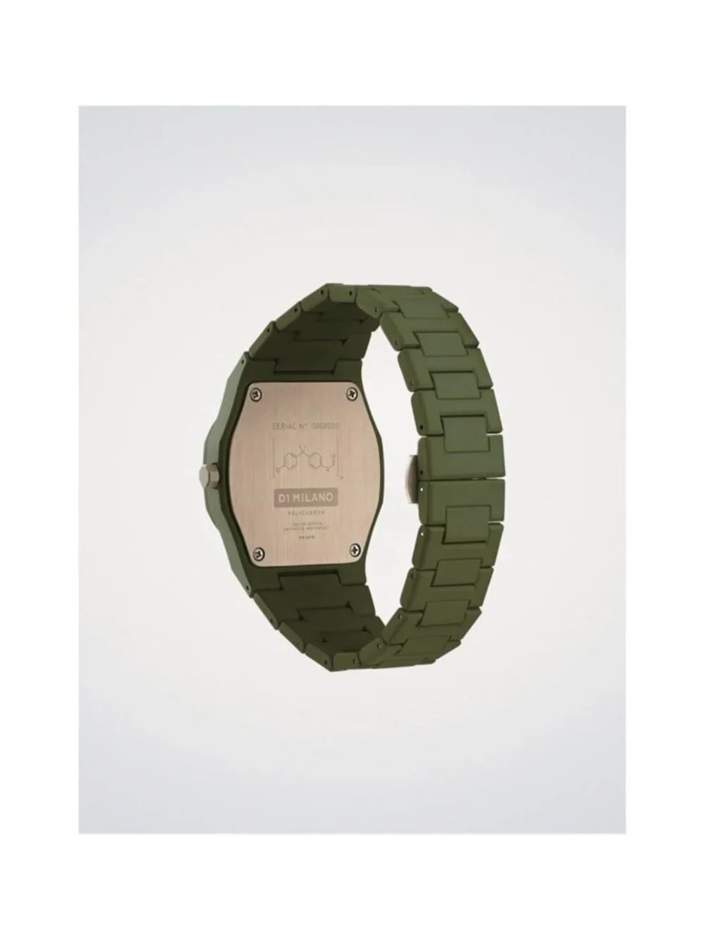 NWT D1 Milano Core Quartz Green Dial Men's Watch